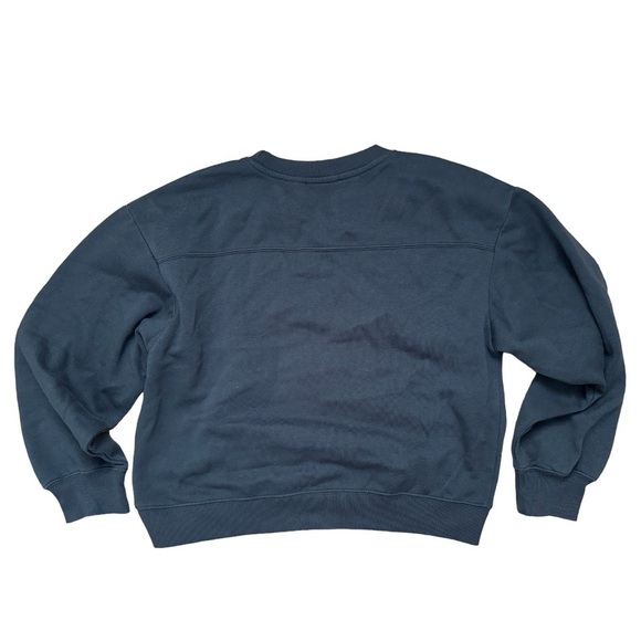 Zara Women’s Grey Cropped Sweatshirt Size Medium - Picture 2 of 3